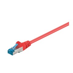 MicroConnect SFTP CAT6A 1M Red LSZH - High-Speed, Durable Ethernet Cable